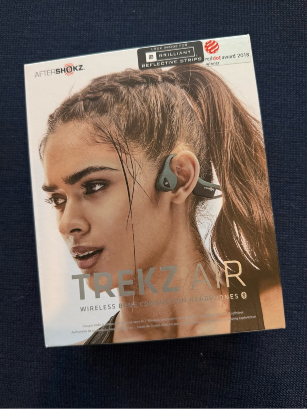 AfterShokz Trekz Air Wireless Bone Conduction Headphones - Forest Green